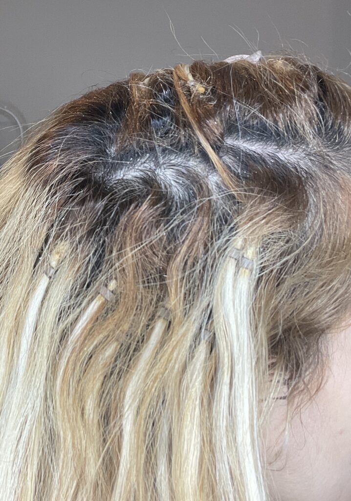 Extensiones dañadas