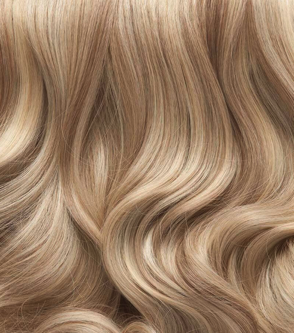 18/22# Mechas Rubio Beige Oscuro y Rubio Platino Cenizo - Extensiones Adhesivas