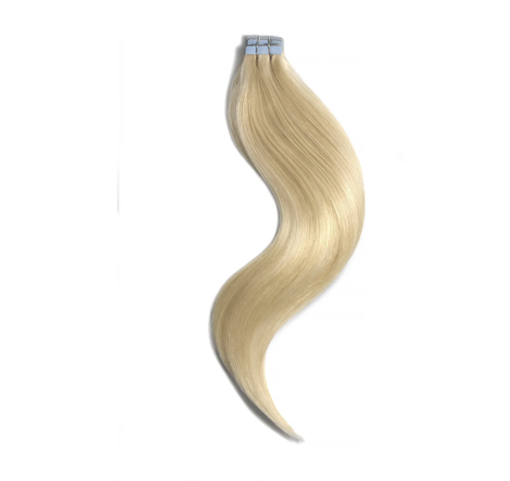 60# Rubio Platino - Extensiones Adhesivas