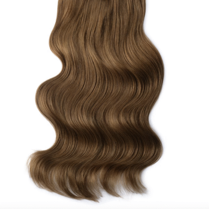 Extensiones de Grapa con Micro Ring tono 14# - Rubio Cobrizo Oscuro - Cabello Natural 100gr