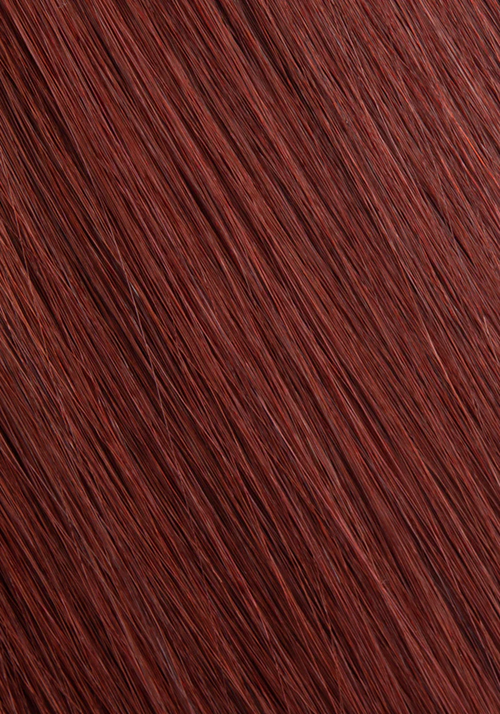 Extensiones de Grapa con Micro Ring tono 35# - Caoba Intenso - Cabello Natural 100gr