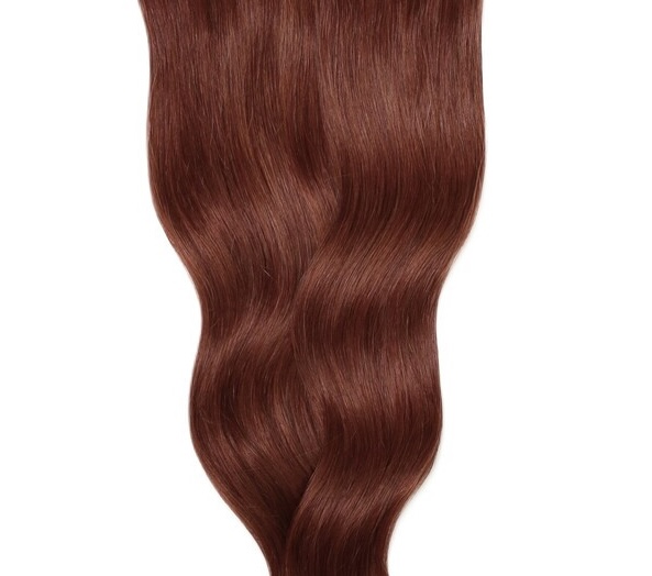 Extensiones de Grapa con Micro Ring tono 35# - Caoba Intenso - Cabello Natural 100gr - Imagen 3