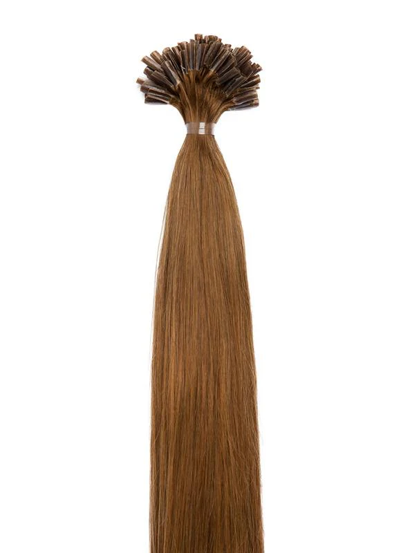 4# Castaño Medio - Extensiones Queratina con Punta en U