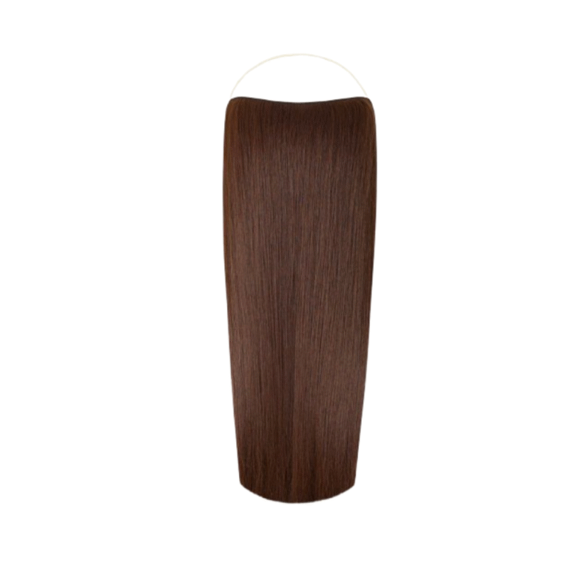 4# Castaño Medio – Extensiones Hilo Invisible