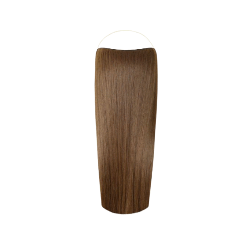 6# Castaño Claro – Extensiones Hilo Invisible