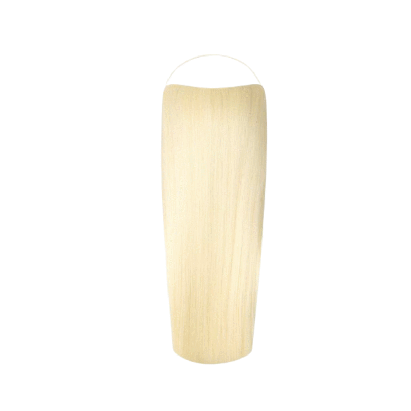 60# Rubio Platino – Extensiones Hilo Invisible