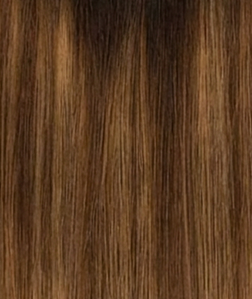 2/6/2# – Mechas castaño claro y castaño oscuro