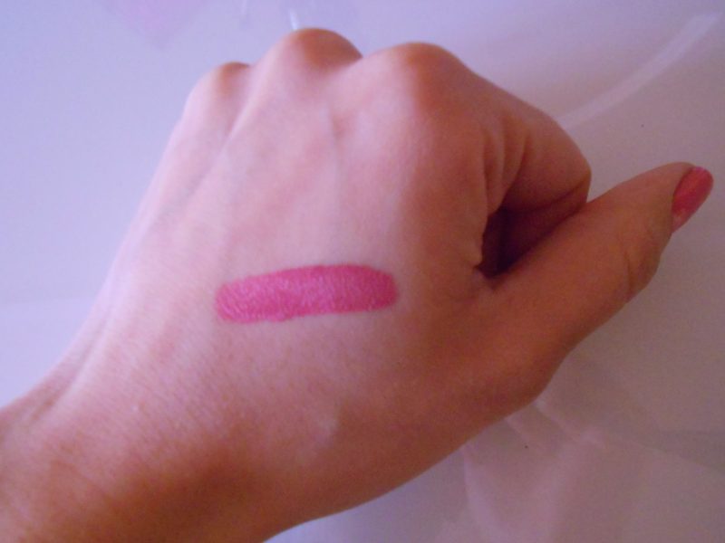 Swatch del Cream Lip Stain Sephora 06 Pink Souffle