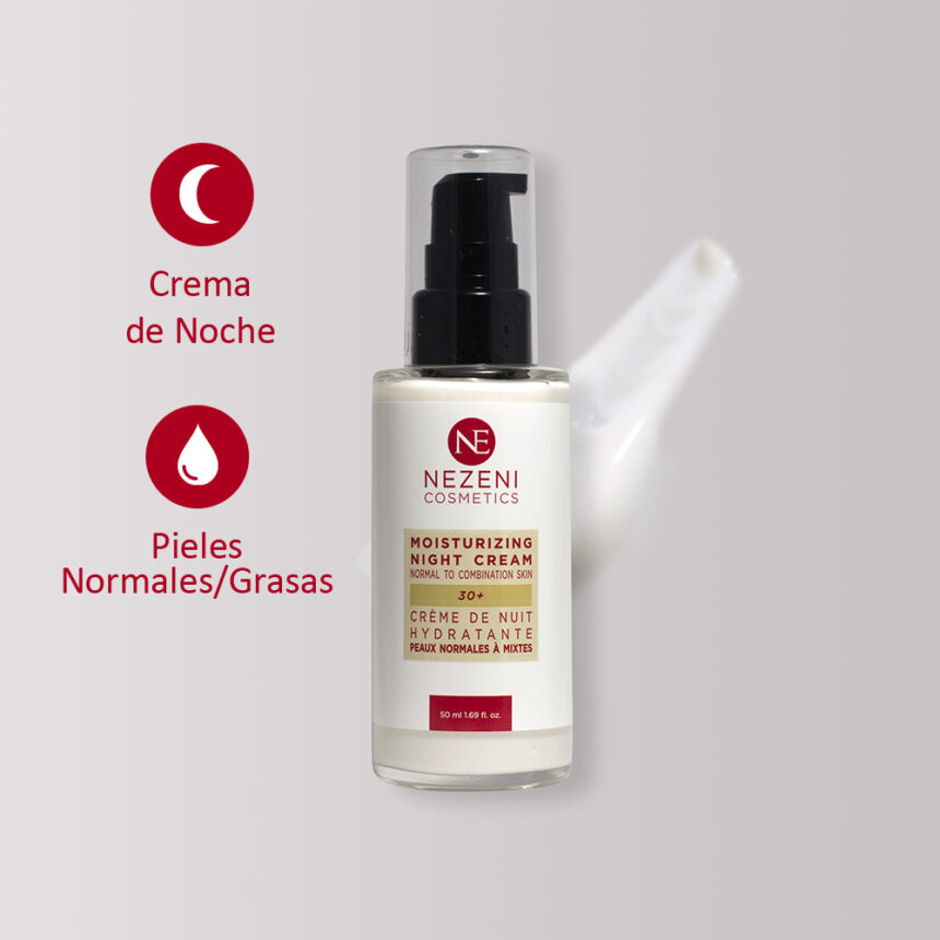Night Moisturizing Cream Collagen + AH + Elastin 30+ Normal to oily skin