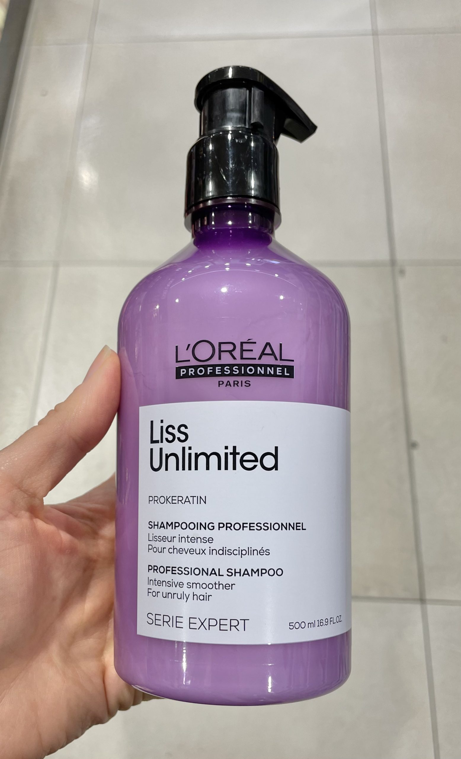 review champu? L'ore?al Professionnel Liss Unlimited Prokeratin Shampooing