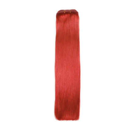 Extensiones de Hilo Invisible tono 550# – Rojo fuego - Cabello Natural 100gr