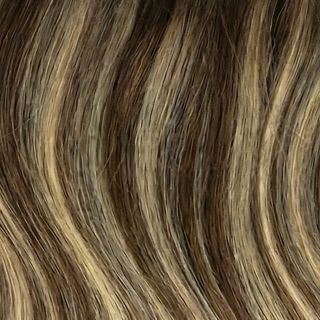 3/8/613# – Mechas castaño medio-oscuro, rubio cenizo oscuro y rubio platino dorado